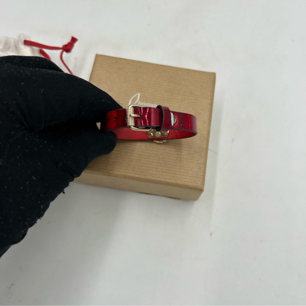 Women’s Christian Louboutin CL logo bracelet made in Italy NWT - Picture 6 of 11
